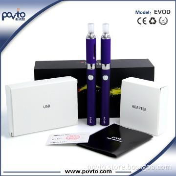 Coil head changeable evod electronic cigarette with quality warranty